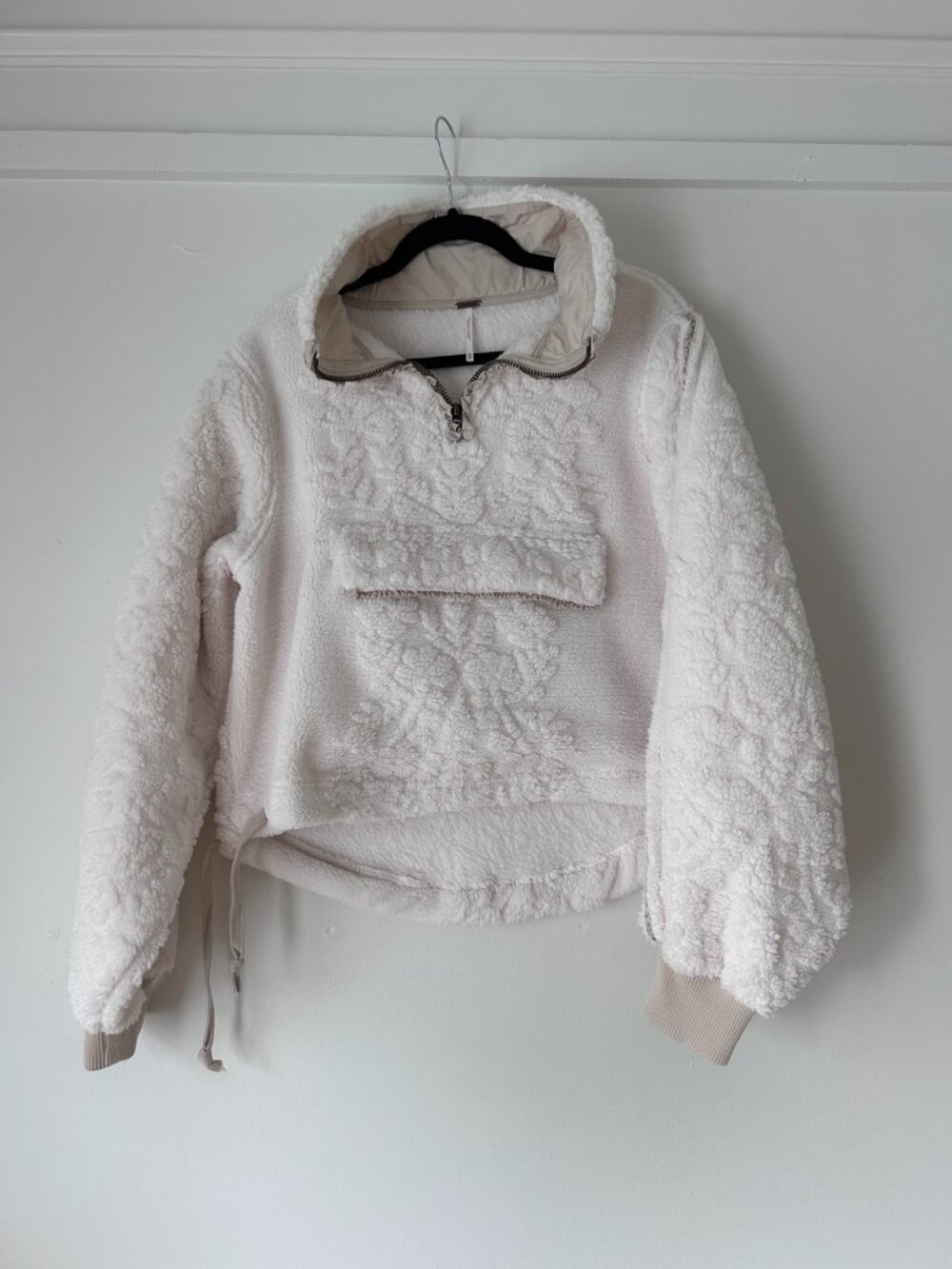 FP Movement Free People Nantucket Fleece Ivory XS